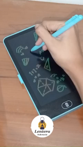 Tempat Pensil Unik Kotak Pensil LCD Drawing Pen Pad Box