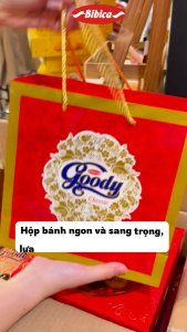 Bánh hỗn hợp Goody Classic hộp thiếc sang trọng thích hợp biếu tặng (TET)