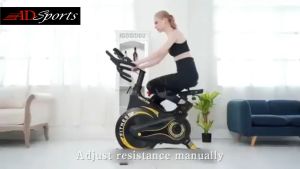 CS Mall:ADSports AD768 Commercial Grade Professional Upright Silent Magnetic Control Spinning Bike Exercise Bike Cycling Bike