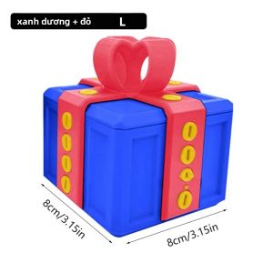 Hộp Quà In 3D Gây Khó Chịu Có Ốc Vít 6cm/8cm Hộp Đựng Tiền Chơi Khăm Cho Quà Tặng Tiệc Lễ Hội
