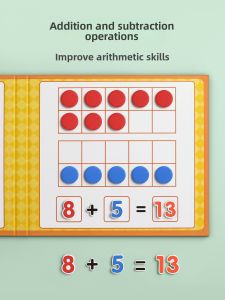 STARRY ARK | Magnetic Abacus for Addition Subtraction Learning Arithmetic Toys 20 In
