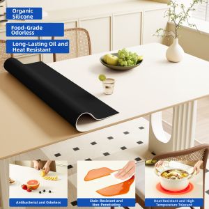 SHULIAN | Silicone Waterproof Oil-Resistant Heat-Resistant No-Wash Table Mat