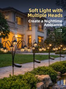 BEAUTY IN THE LIGHT | Solar Simulation Street Light Outdoor Waterproof Garden Lighting