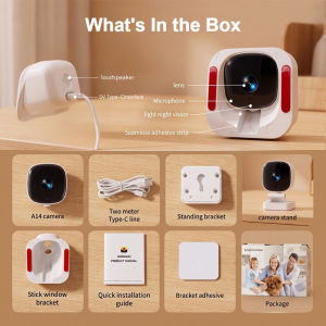 Hot Sale Smart Mini 1080P Security Camera fish tank camera IR Night Vision 2.4GWiFi Motion Detection 2-Way Audio for indoor use