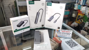 UGREEN Bộ Chuyển Đổi Dual USB-C Sang 2*USB 3.0 + HDMI + SD/TF - 80856