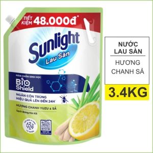NƯỚC LAU SÀN NHÀ SUNLIGHT 3.6kg HOA HẠ VÀ BẠC HÀ.