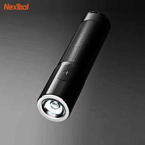 Youpin Nextool 1200lm EDC Flashlight TIR Lens Ultra Throw Mobile Phone Power Bank Built-in 21700 Battery USB-C Rechargeable Camping Light LED Torch