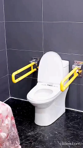 Bathroom Safety Folding Grab Bar Toilet Safety Handle Bar [SG READY STOCK]