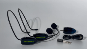 RAYHAYES Headset Lapel Mic Wireless Microphone Bluetooth for DJ  Meetings Teaching Christmas Gift