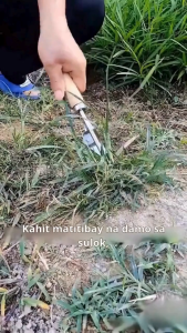 Garden Handle Digging Puller Tool Garden Weeder Tool  Hand Grass Bend-proof Weed Puller Stainless Steel Manual Weeder Wood Handle Stainless Steel Garden Weeder Hand Weeding Removal Cutter Dandelion Puller Tools