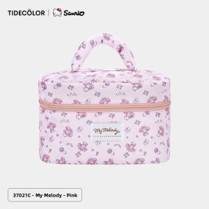 Tide color | Pink Portable Large Capacity Hand-held Toiletry Cosmetic Bag