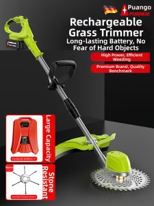 PUANGD | Brushless Electric Battery-powered Small Powerful Home Use Lawn Mower