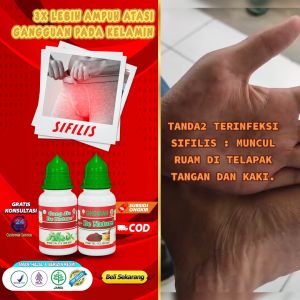Obat Sipilis Obat Sifilis Obat Sakit Kelamin PRia Wanita Raja Singa Klamidya Obat Gonore Kencing Nanah Infeksi Kandung Kemih Kencing Sakit Kencing Panas Herbal Ampuh