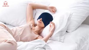 หมวก 10mm หมวกไมเกรน หมวก ไมเกรน 850g 360°Sleep Cap Relief ครอบคลุมความดัน หมวกน้ำแข็งหัวยืดหยุ่น