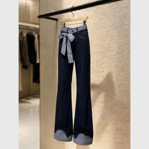 Trendy Flared Denim Pants