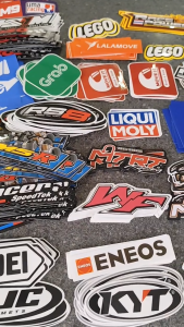 Pinch Motorcycle Sticker - Liqui Moly 4pcs