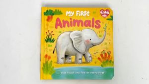 My First Animals Board Book With Touch & Feel on Every Page (Hardcover) For Toddlers