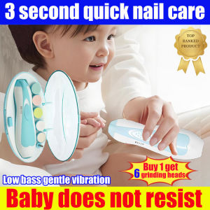 Pemangkas kuku elektrik Electric baby nail trimmer stop when you touch the meat baby wont resist Nail clipper free 6 grinding heads Nail cutter set full set  Baby nail clipper Manicure pedicure full set Nails set full set electric nail trimmer 指甲剪