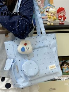 BANGGIRL | Spacious Dot Bow Tote Bag