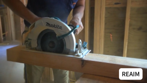 REAIM เลื่อยวงเดือน 7 นิ้ว 1400W ทองแดงแท้ 100% 4900RPM สำหรับตัดไม้ FREE ใบเลื่อยวงเดือน 24 ฟัน