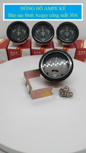 Đồng hồ Ampe kế 30A báo sạc dòng bình acquy máy phát điện