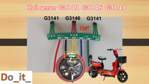 Hall sensor G314161 ฮอร์เซ็นเชอร์ซ่อมมอเตอร์รถ 2 ล้อ G3141 G3146 G3141 120 องศา