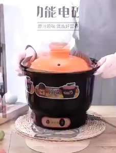 【READY STOCK】4L 5L 6L & 7L Purple Casserole Electric Stew Pot Household Multipurpose Electric Pot 紫砂电炖锅 4L 5L & 6L