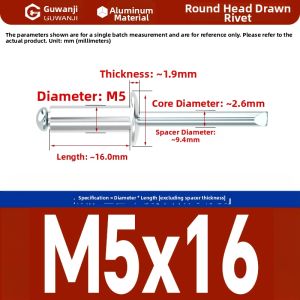 GUWANJI | Large Head Aluminum Rivet
