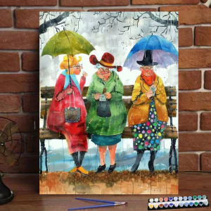 Bandai | Paint by Numbers Our Senior Living Art Culture Number Painting Handmade Adult Gifts Wall Decoration Digital Art
