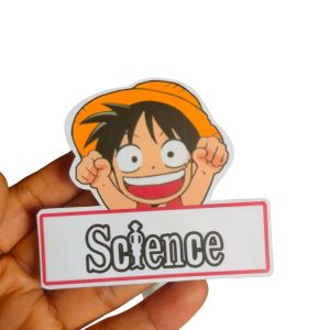 One Piece Luffy Kid Notebook Sticker Subject Label