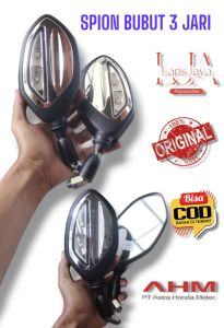 SPION BUBUTAN ALA PLAT KT 3 JARI SPION LED AHM BUBUT TANGKAI PENDEK
