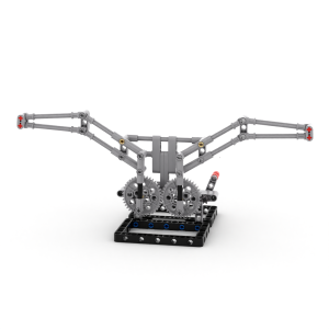 XIAOXIAOGONGCHENGSHI | Engineering Mechanical Model Parallel Quadrilateral Flapping Mechanism Small Block Building Bricks