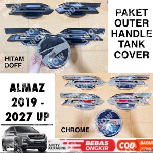 Paket Outer Handle Tank Cover Almaz 2019 2022 2024 2025 2026 2027 Hitam Chrome