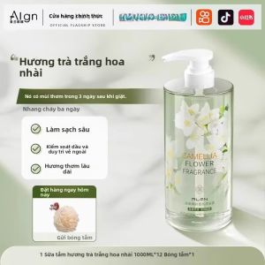 Algn | Bộ dầu gội và gel tắm dưỡng ẩm thơm mát hương trà trắng