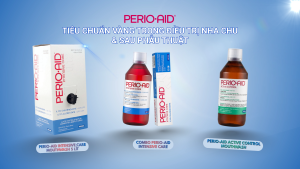 Combo Nước Súc Miệng Gel Đánh Răng PERIO-AID Intensive Care - Ngăn Ngừa Chảy Máu Chân Răng Hôi Miệng Sâu Răng 500mL/75mL
