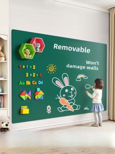 Removable Dust-Free Magnetic Blackboard Wall Stickers for Children Home Teaching Drawing Writing Graffiti Board Erasable Whiteboard