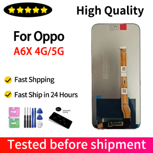 6.75“High Quality For Oppo A6X 4G LCD CPH2819 Display Touch Screen Digitizer Assembly For OPPO A6X 5G CPH2823 Display Frame