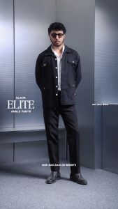 Kasual Celana Black Elite Ankle Pant Pria