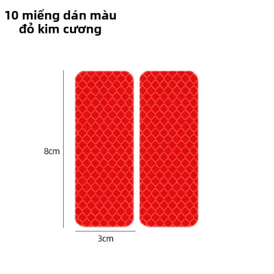TANGJIXIONG | Nhãn Dán Trang Trí Cảnh Báo Phản Quang