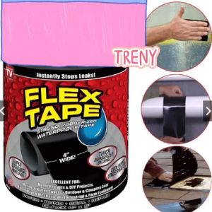 TRENY Flex Tape Super Strong Waterproof Stop Leaks Seal Repair Tape Self Fiber Fix Tape Fiberfix Adhesive Tape 超强力特殊粘胶布