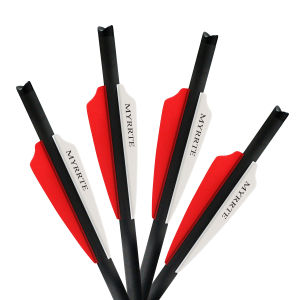 MYRRTE  16"18"20"22" 12Pcs Carbon Fiber Arrow ID7.62mm Straightness ±0.003 (Without Arrowhead)