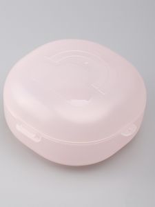 Food Grade PP Baby Pacifier Storage Box High Temperature Resistant Easy to Clean Portable on the Go Infant Teether Toy Organizer