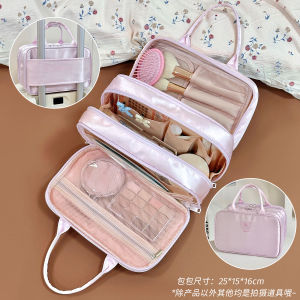 Large Capacity Portable Makeup Bag for Women Travel Toiletry Storage Organizer High End New 2025 Model Handbag Style