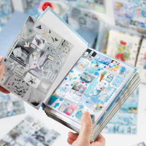 Nhãn Dán Sổ Tay Hàn Quốc DIY Thủ Công Ẩm Thực Cảnh Vật Trang Trí Sổ Tay Phong Cách Hàn Quốc Yu Xian Thương Hiệu Sổ Tay Nội Dung