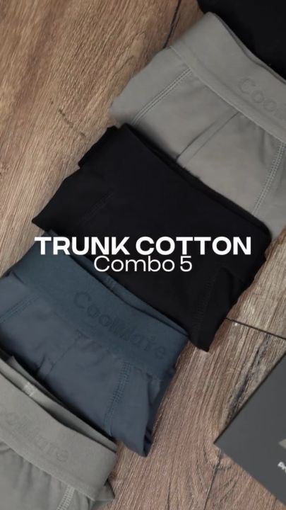 [CHỈ 18-24.5 MUA 3 GIẢM 12%]COOLMATE - Combo 2 quần lót nam Trunk Cotton