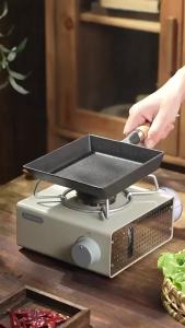Winnereco Cast Iron Egg Frying Pan Non-Stick Tamagoyaki Pan Thickened Omelette Tamagoyaki Frying Pan Breakfast Pot Mini Cook