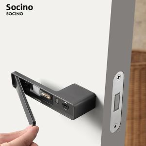 SOCINO | Quiet Magnetic Door Lock Hidden Keyhole