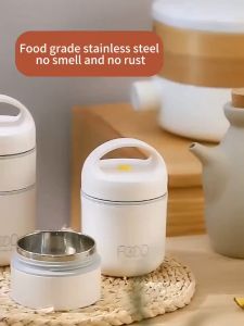 Microwaveable 2 Layer Soup Bentgo Lunch Bag Lunch Box Stainless With Bag Thermal 680ml 304 Stainless Steel Insulated Lunch Box For Kids Fadikou Fadikou