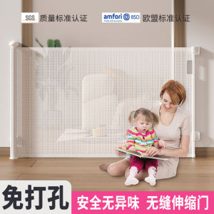 สิ่งกีดขวางประตูความปลอดภัยของเด็กแบบปรับได้สําหรับสัตว์เลี้ยงในร่มปีนเขารั้วป้องกันสําหรับทารกและเด็กวัยหัดเดิน