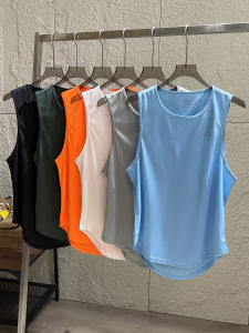 Professional Sports round Neck Vest Quick Dry Breathable Mesh Summer Outdoor Running Fitness Moisture Absorbent Mens Vest